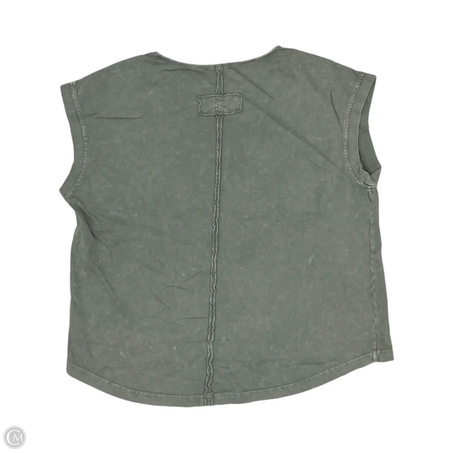 Top Short Sleeve By Clothes Mentor In Green, Size: M
