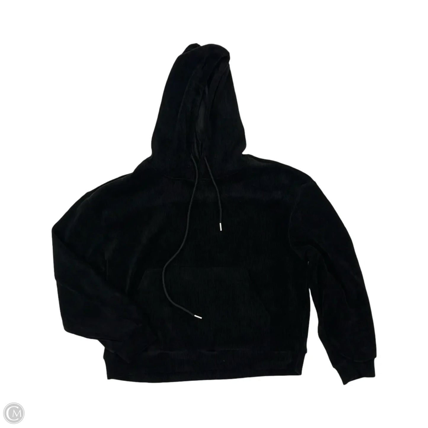 Sweatshirt Hoodie By Yelete In Black, Size: L