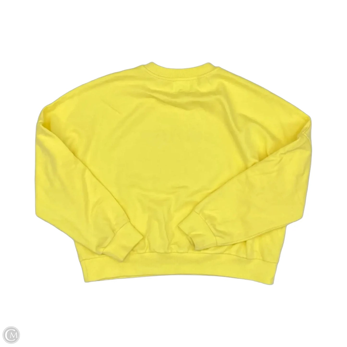 Sweatshirt Crewneck By Clothes Mentor In Yellow, Size: M