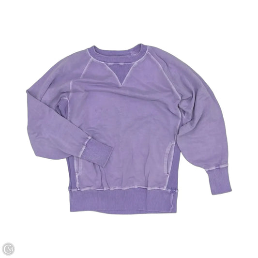 Sweatshirt Crewneck By Zenana In Purple, Size: M