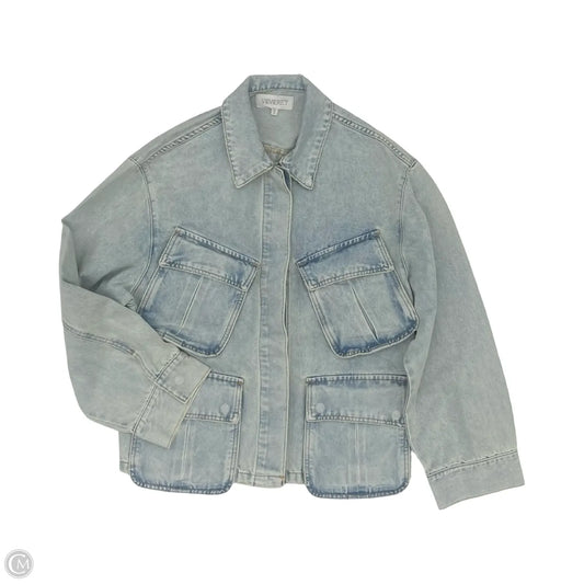 Jacket Denim By Veveret In Blue Denim, Size: M