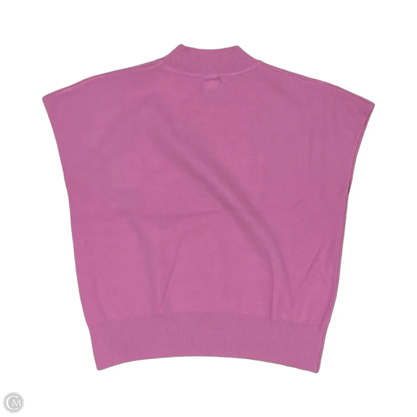 Sweater Short Sleeve By Like Love In Pink, Size: M