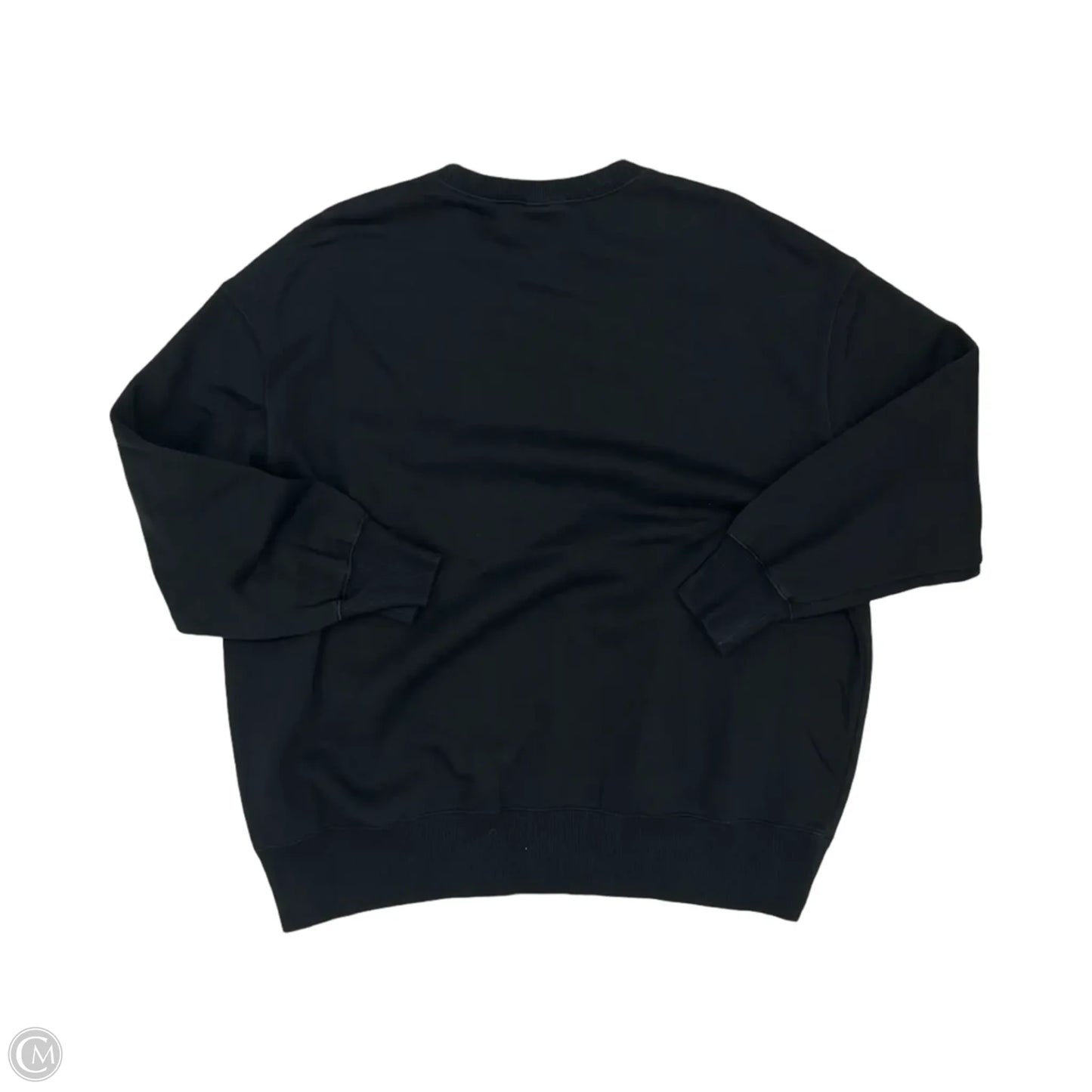 Athletic Sweatshirt Crewneck By Nike In Black, Size: L
