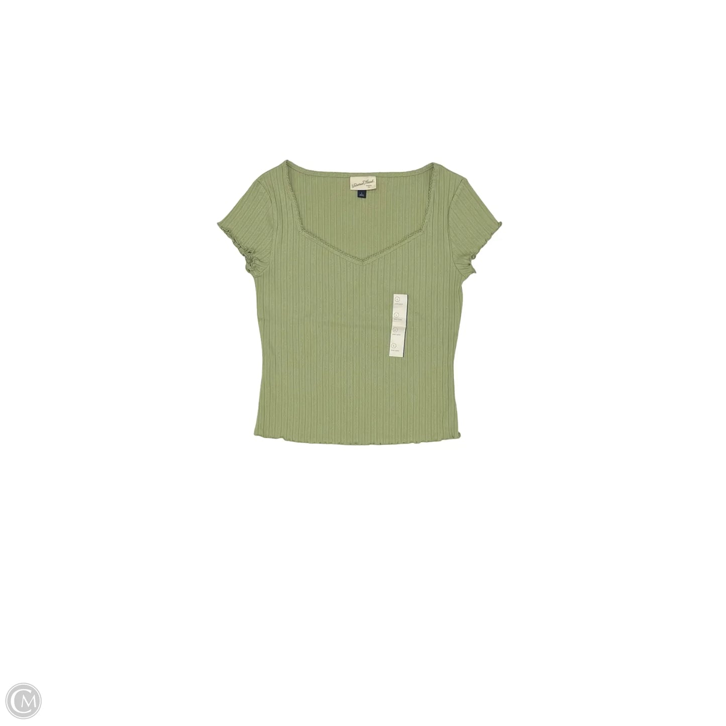 Top Short Sleeve By Universal Thread In Green, Size: L