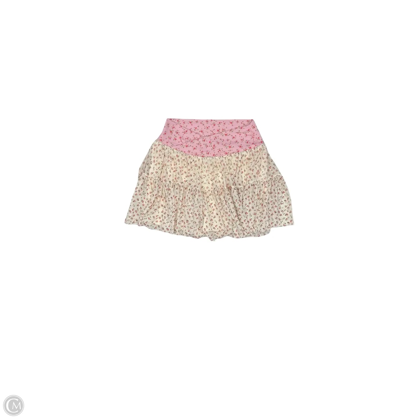 Skort By Clothes Mentor In Floral Print, Size: M