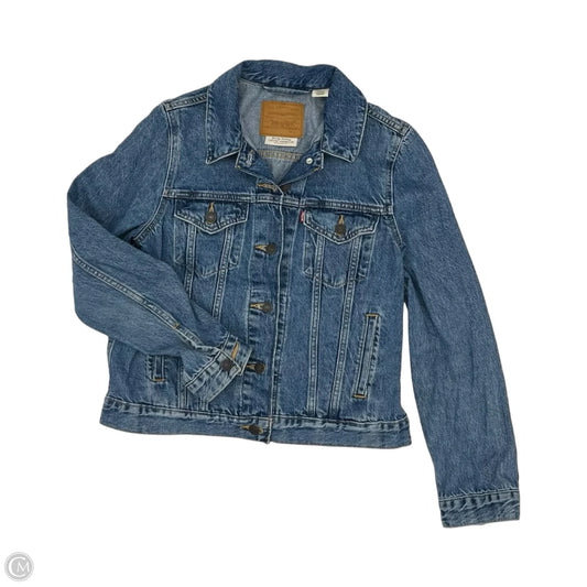 Jacket Denim By Levis In Blue Denim, Size: M