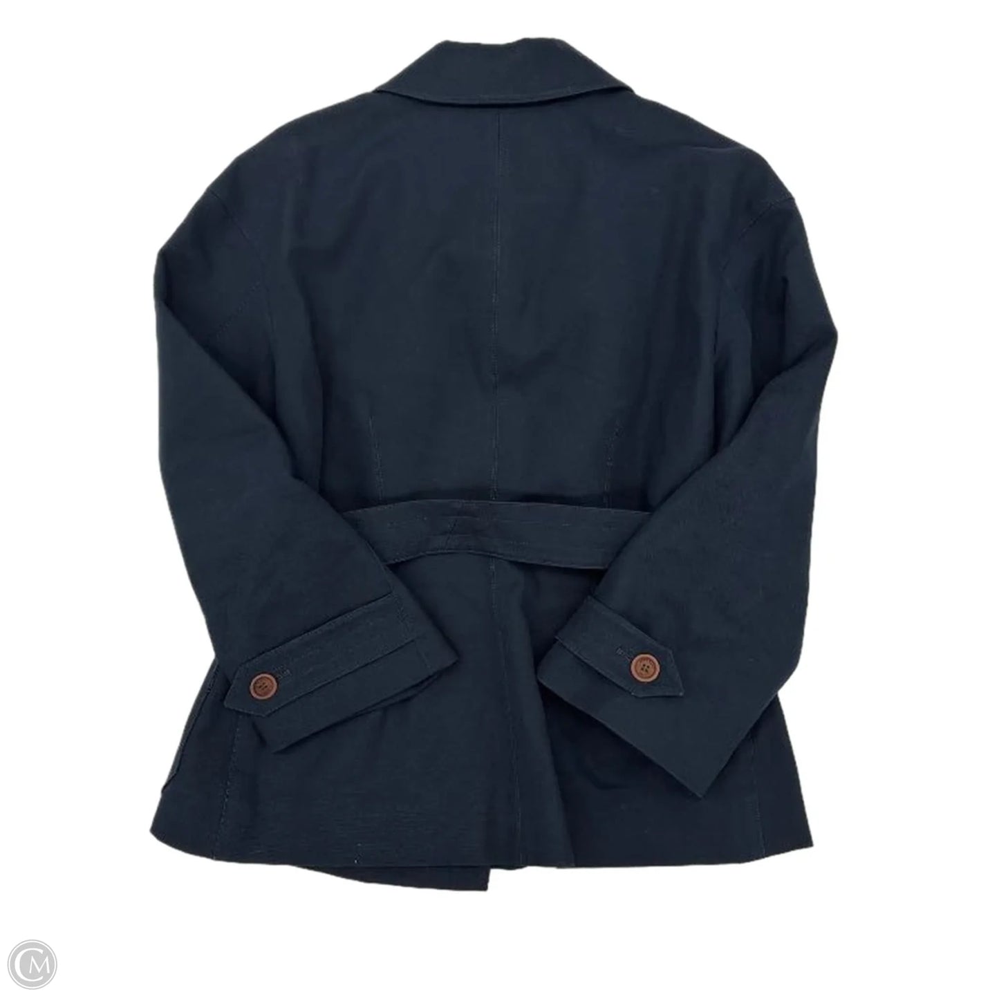 Jacket Luxury Designer By Burberry In Navy, Size: M
