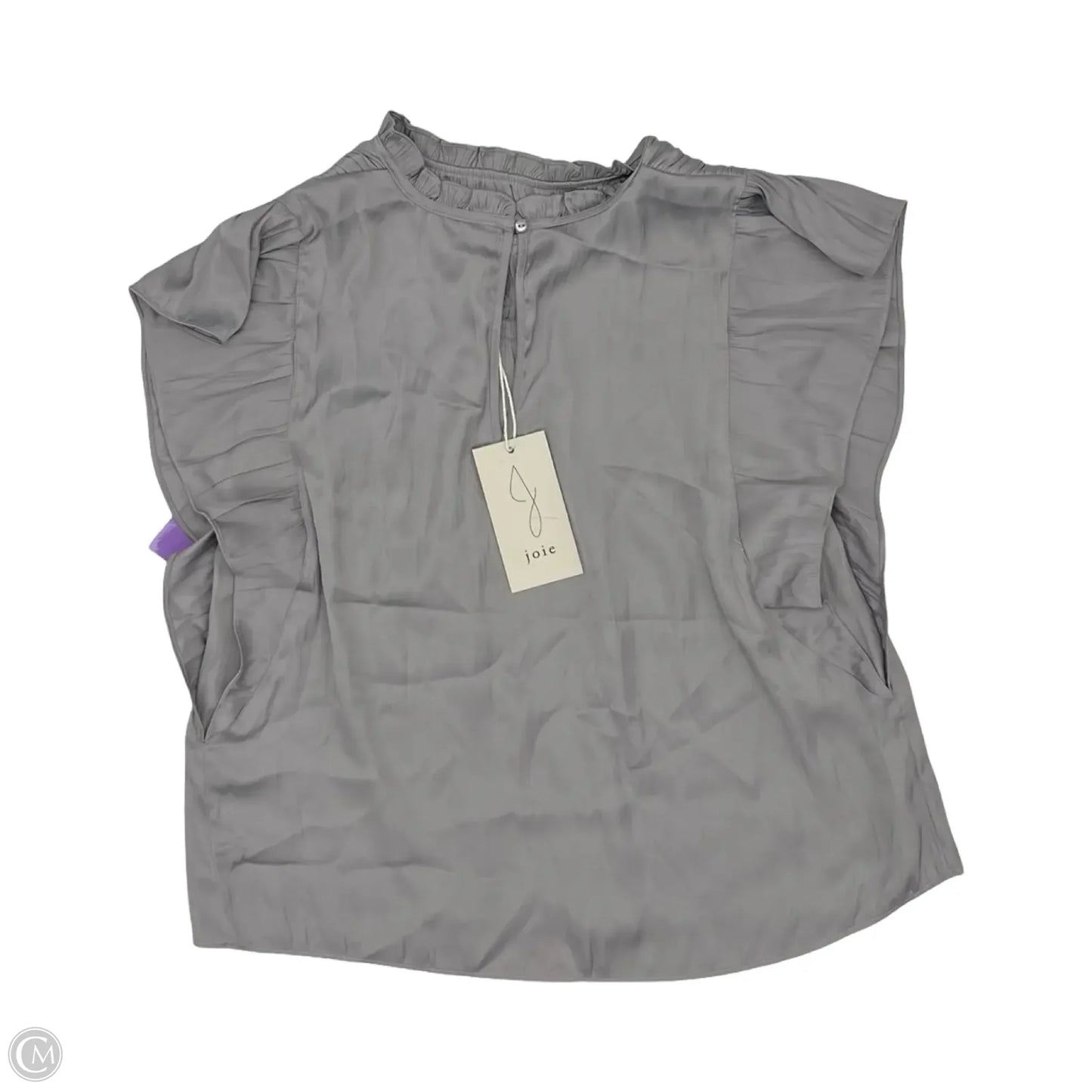 Blouse Short Sleeve By Joie In Ivory, Size: Xs
