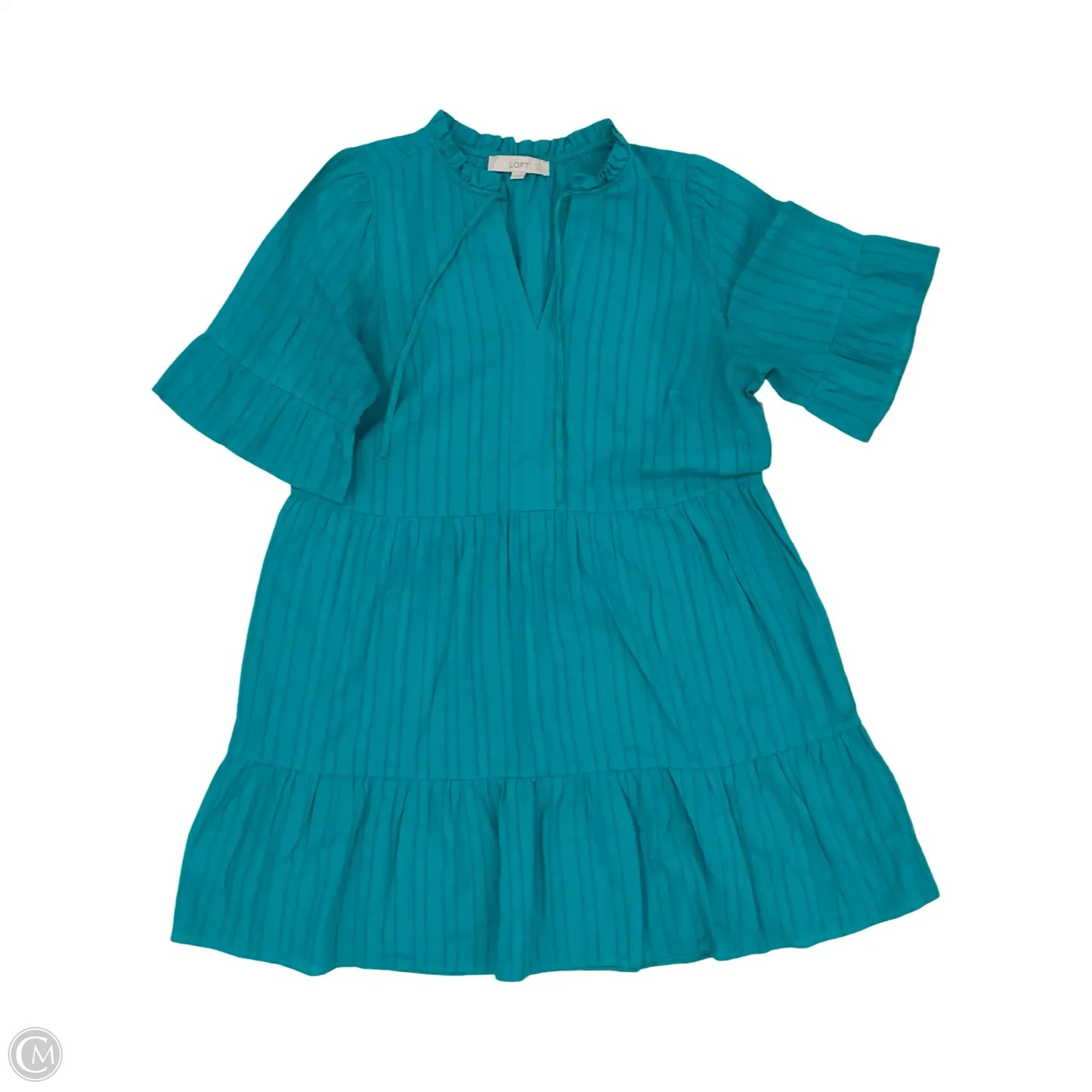 Dress Casual Short By Loft In Teal, Size: L