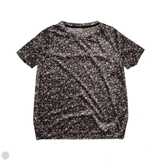 Top Short Sleeve By Old Navy In Floral Print, Size: M