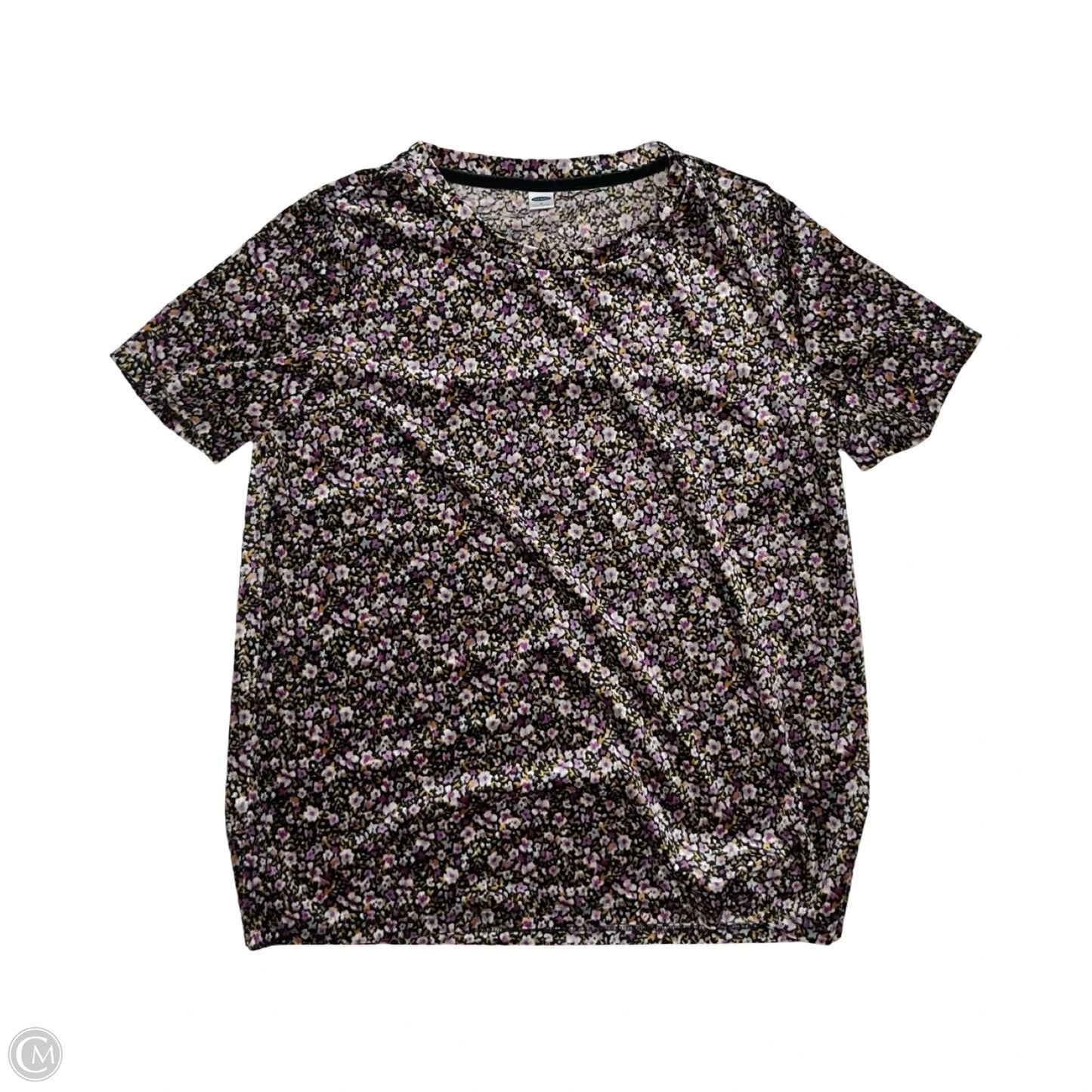 Top Short Sleeve By Old Navy In Floral Print, Size: M