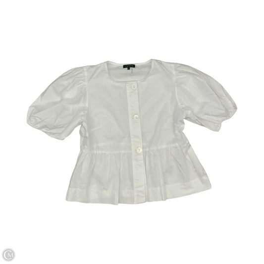 Blouse Short Sleeve By 1.state In White, Size: L