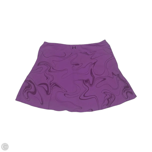 Athletic Skort By Under Armour In Purple, Size: L