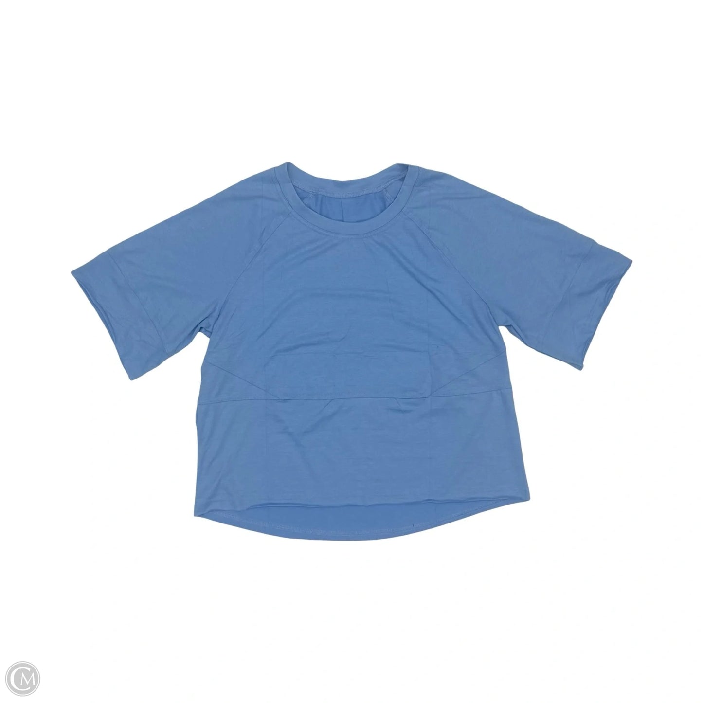 Top Short Sleeve By Cmf In Blue, Size: S