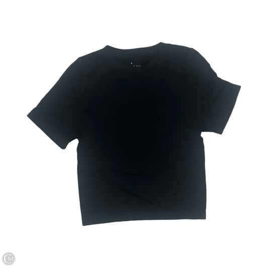 Top Short Sleeve By A New Day In Black, Size: S