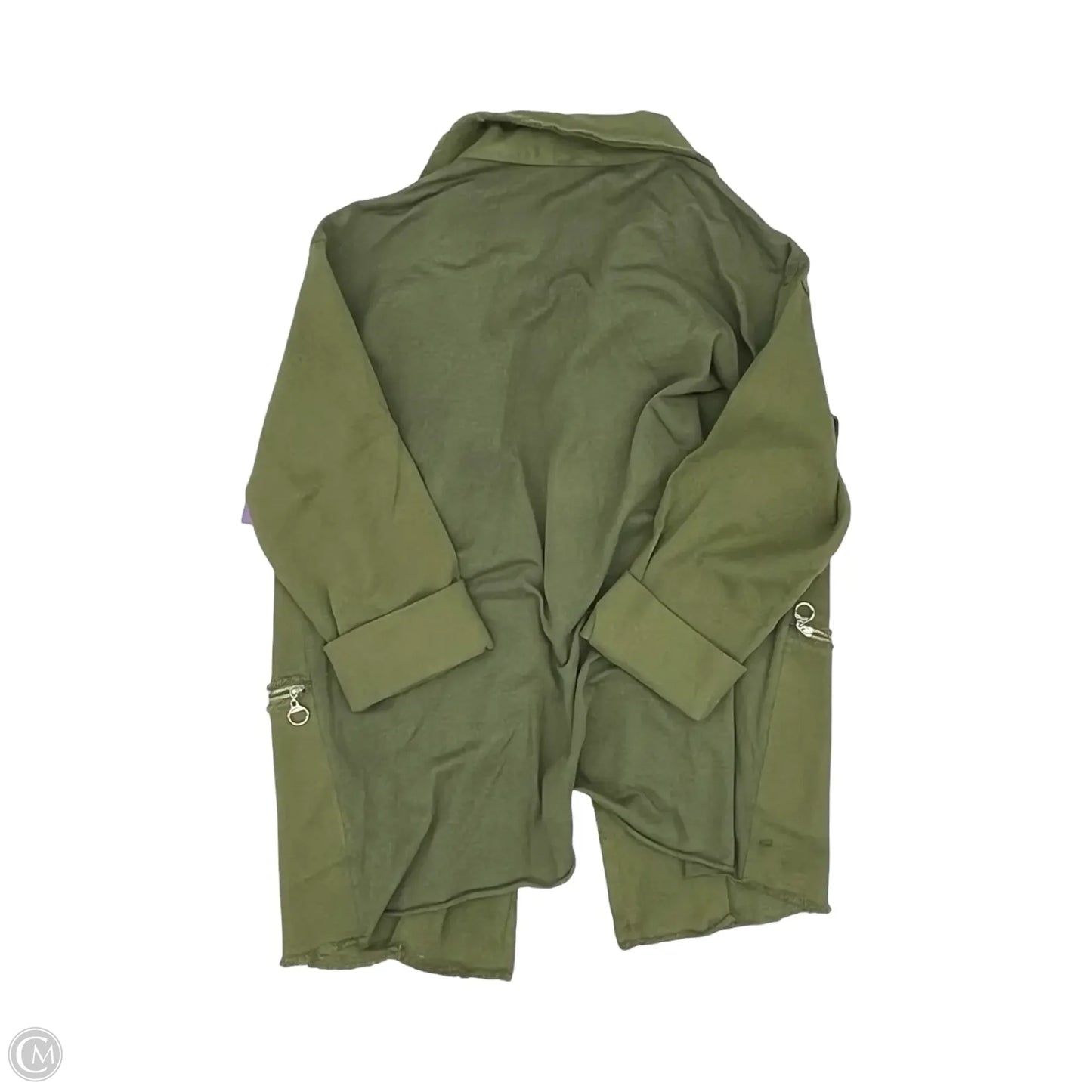 Blazer By Clothes Mentor In Green, Size: L