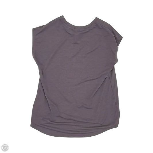Top Short Sleeve By Mpg In Purple, Size: S