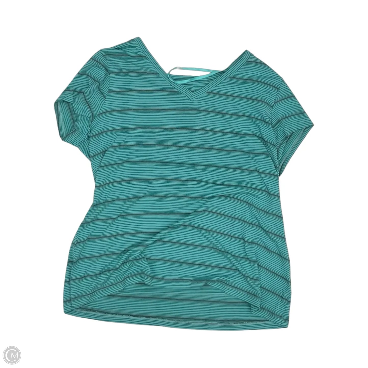 Top Short Sleeve By Apt 9 In Blue, Size: L