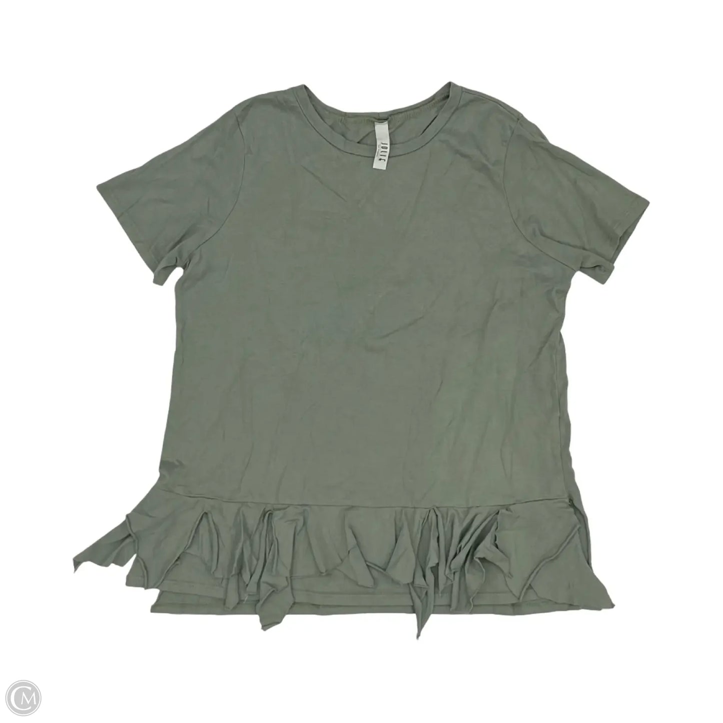 Top Short Sleeve By Jolie In Green, Size: L