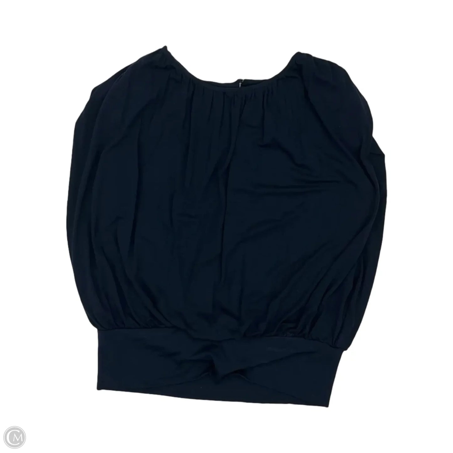 Blouse Sleeveless By Banana Republic In Navy, Size: M
