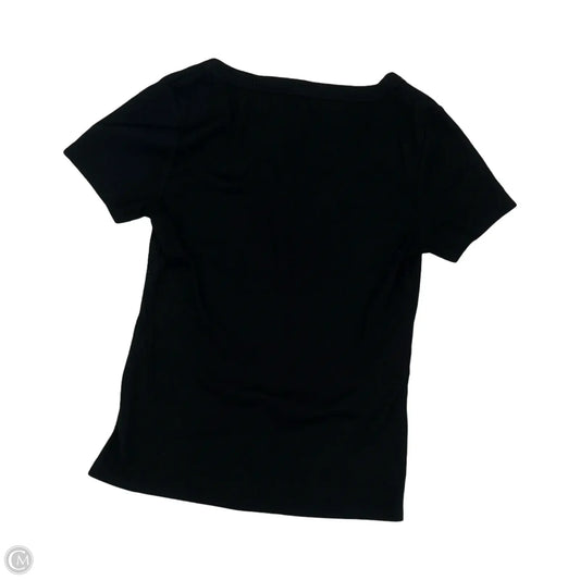 Top Short Sleeve By Old Navy In Black, Size: M