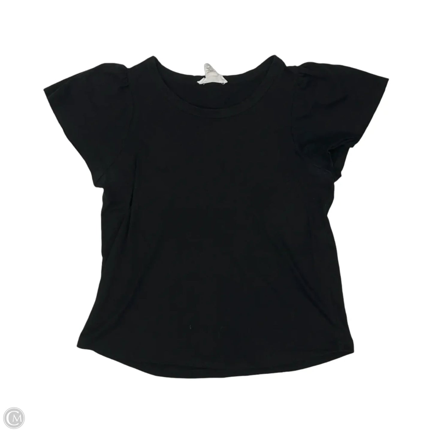 Top Short Sleeve By Workshop In Black, Size: L