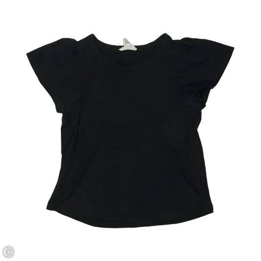 Top Short Sleeve By Workshop In Black, Size: L