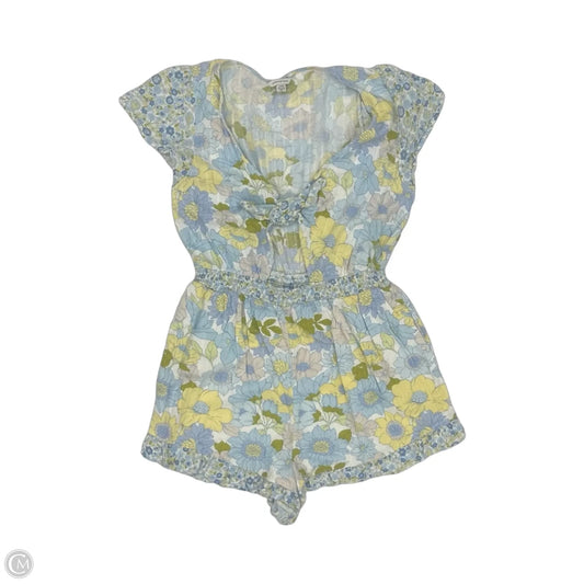 Romper By American Eagle In Floral Print, Size: L