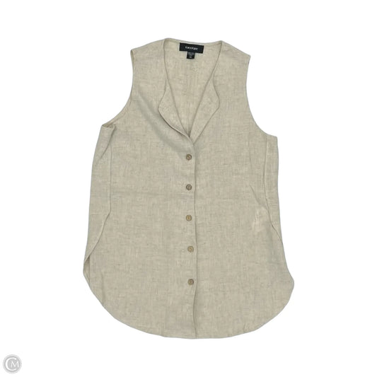 Vest Other By Karen Kane In Tan, Size: Xs