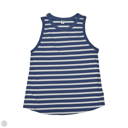 Tank Top By Old Navy In Blue & Cream, Size: L