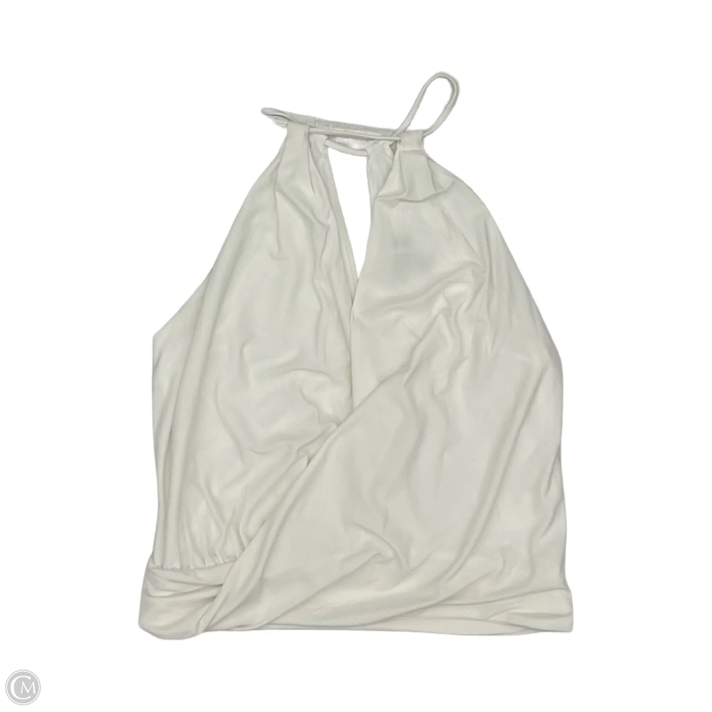 Blouse Sleeveless By Express In Cream, Size: Xs