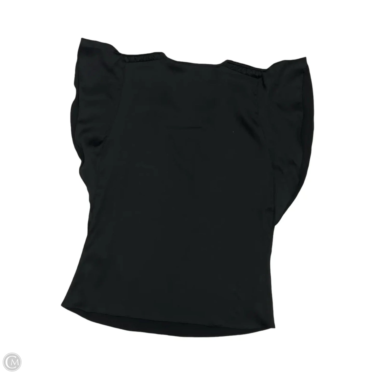 Blouse Short Sleeve By White House Black Market In Black, Size: S