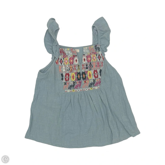 Blouse Sleeveless By Entro In Multi-colored, Size: S