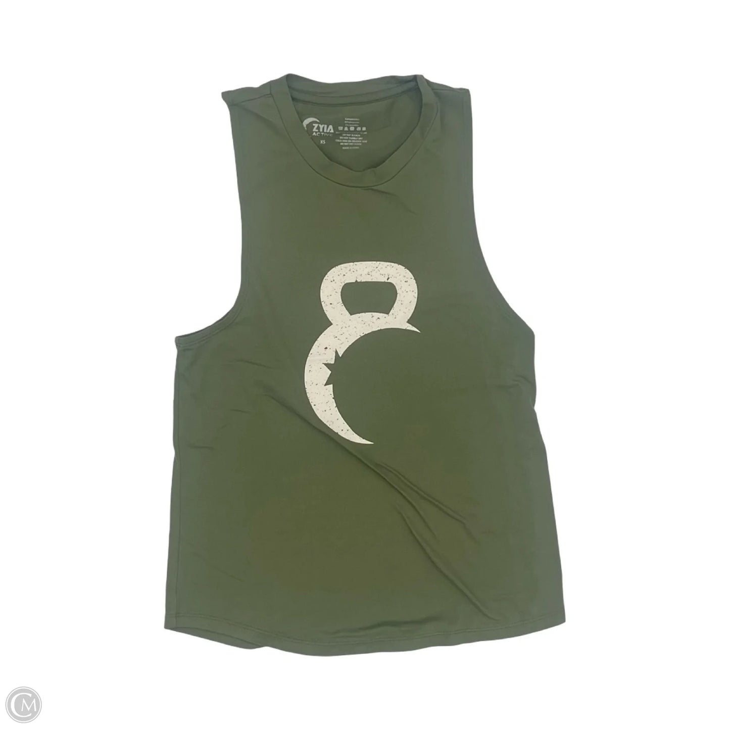 Athletic Tank Top By Zyia In Green, Size: Xs