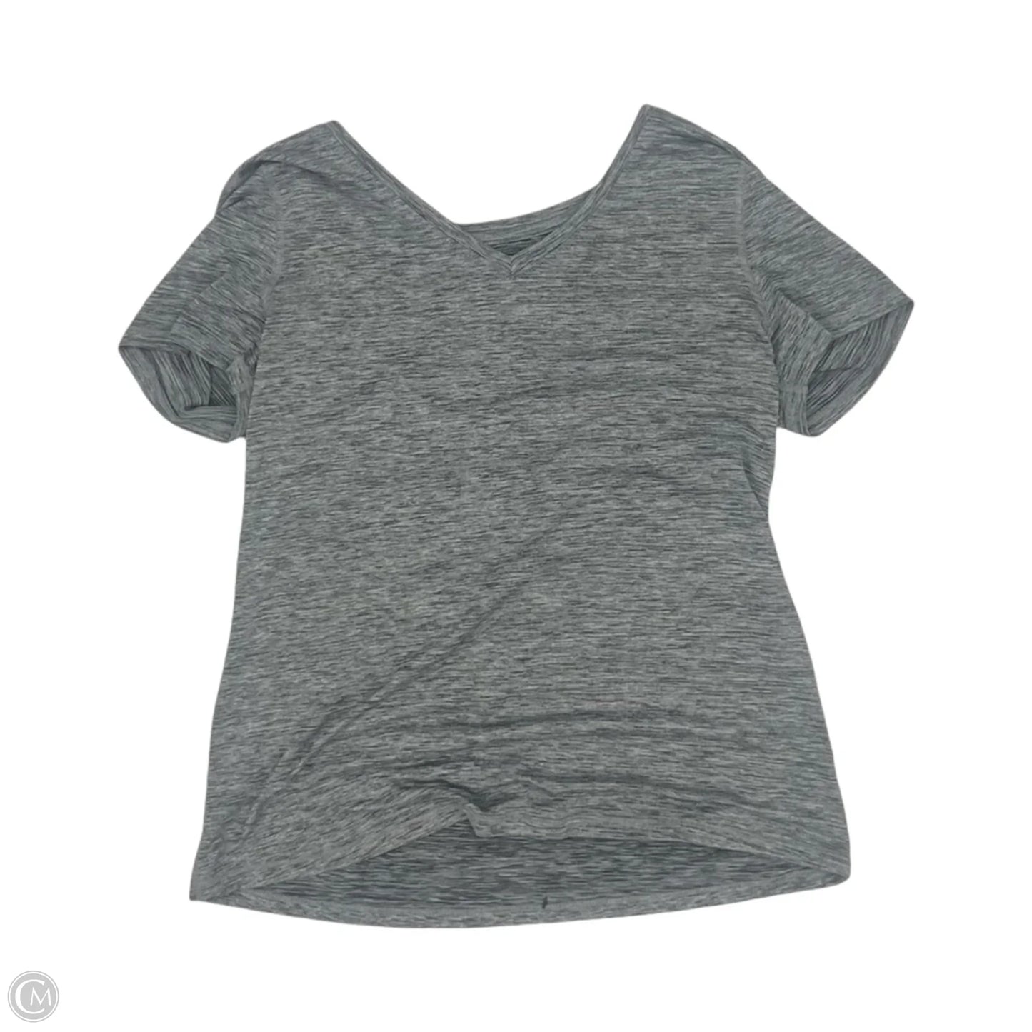 Athletic Top Short Sleeve By Athletic Works In Grey, Size: S