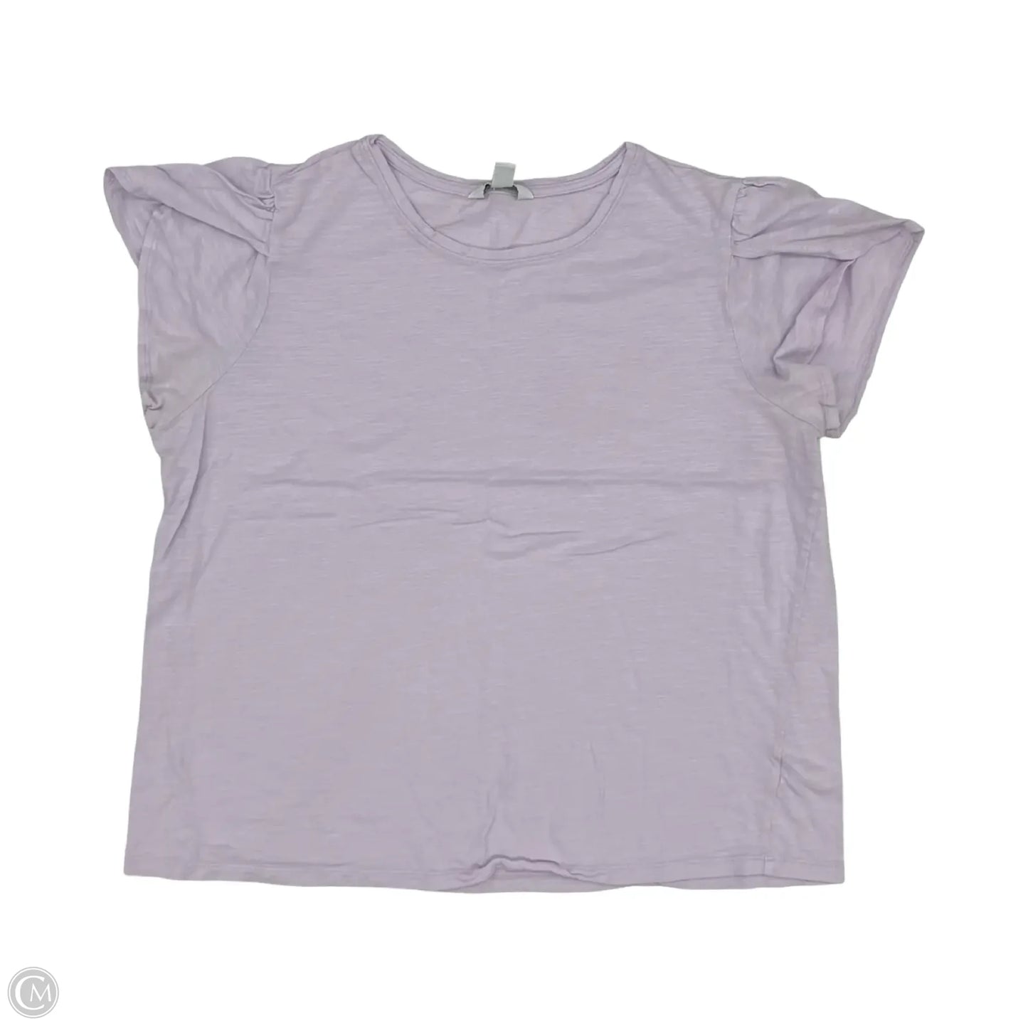 Top Short Sleeve By Nine West In Purple, Size: Xl