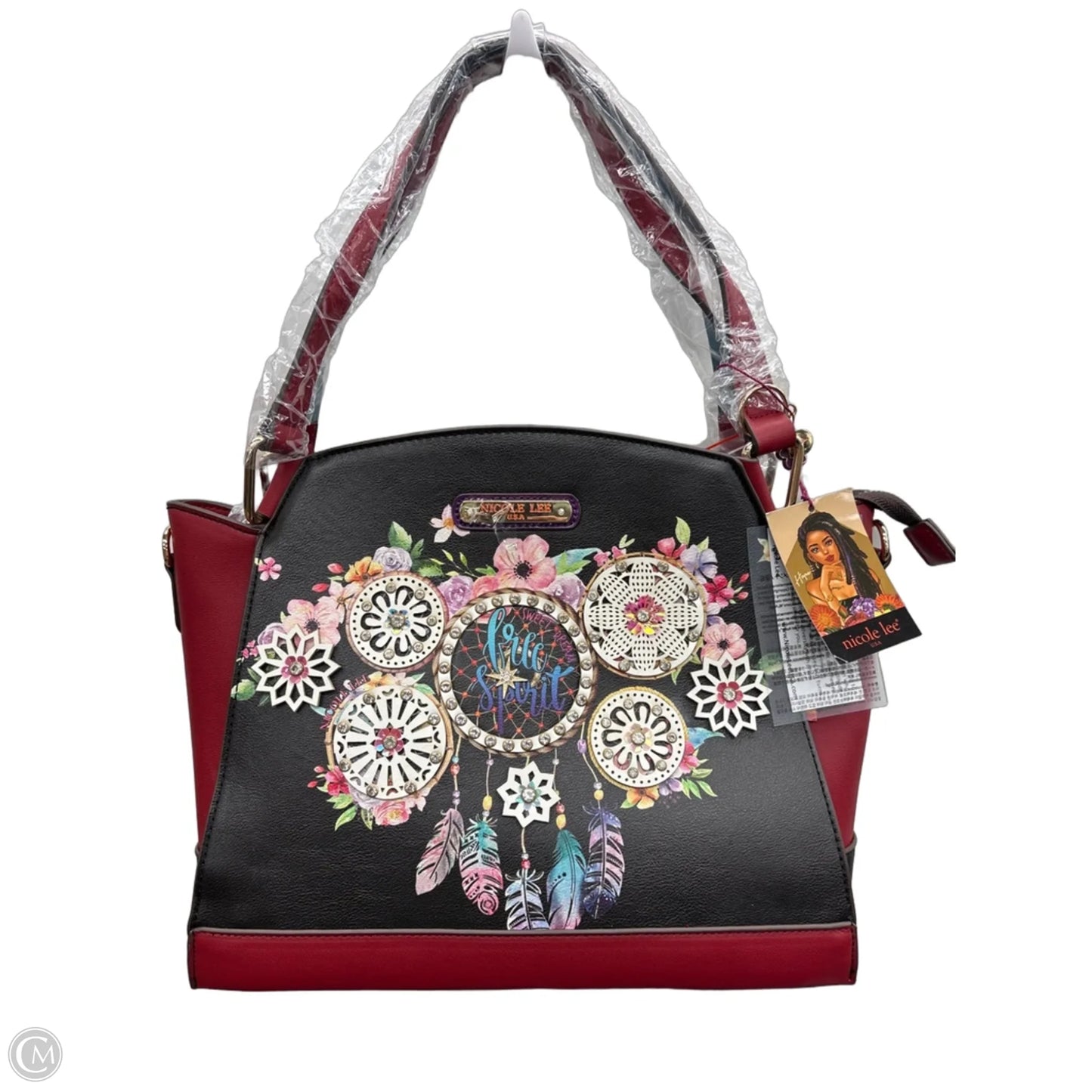 Handbag By Nicole Lee, Size: Medium