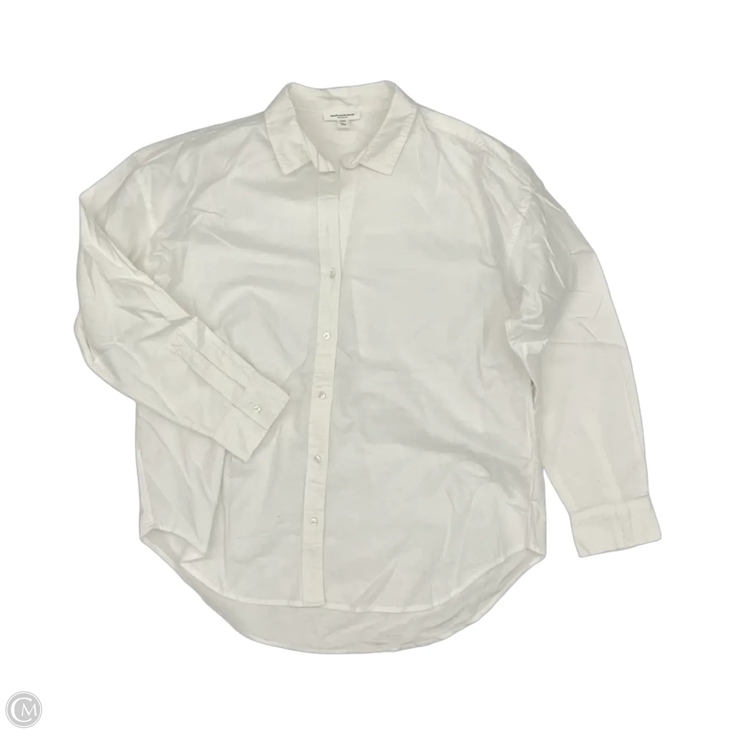 Top Long Sleeve By Beachlunchlounge In White, Size: L