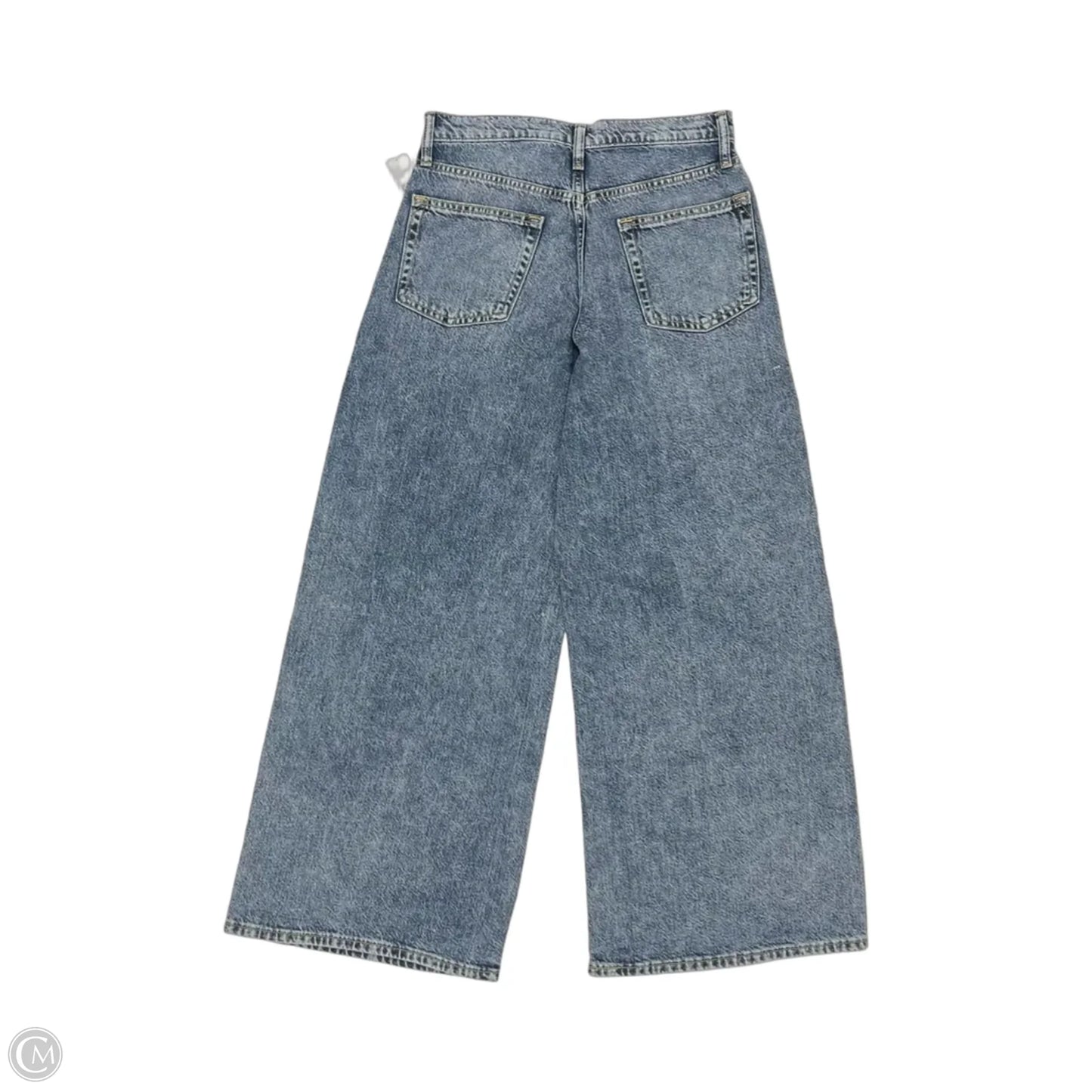 Jeans Straight By Gap In Blue Denim, Size: 4