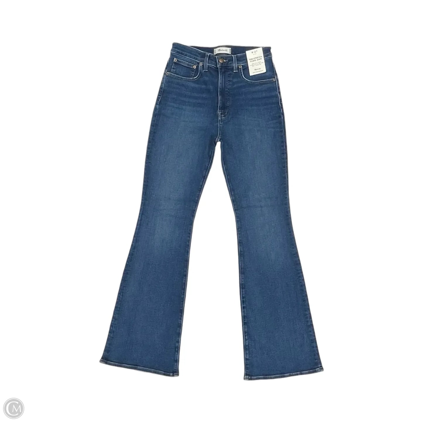 Jeans Flared By Madewell In Blue Denim, Size: 4