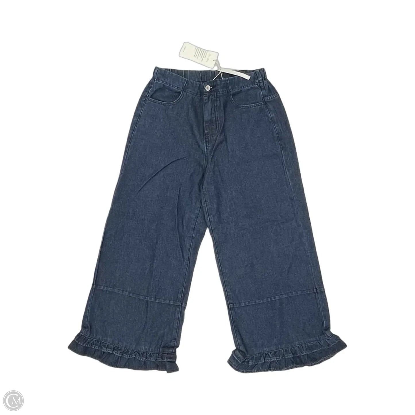 Pants Wide Leg By Clothes Mentor In Blue Denim, Size: 4