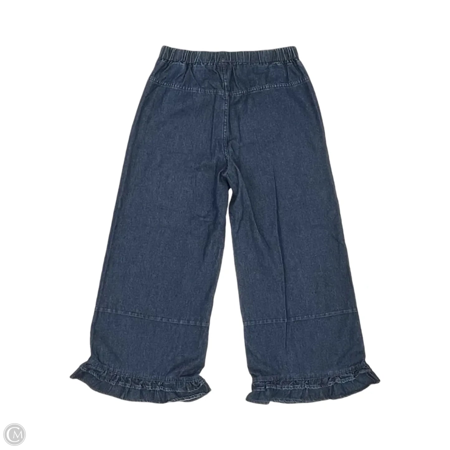Pants Wide Leg By Clothes Mentor In Blue Denim, Size: 4
