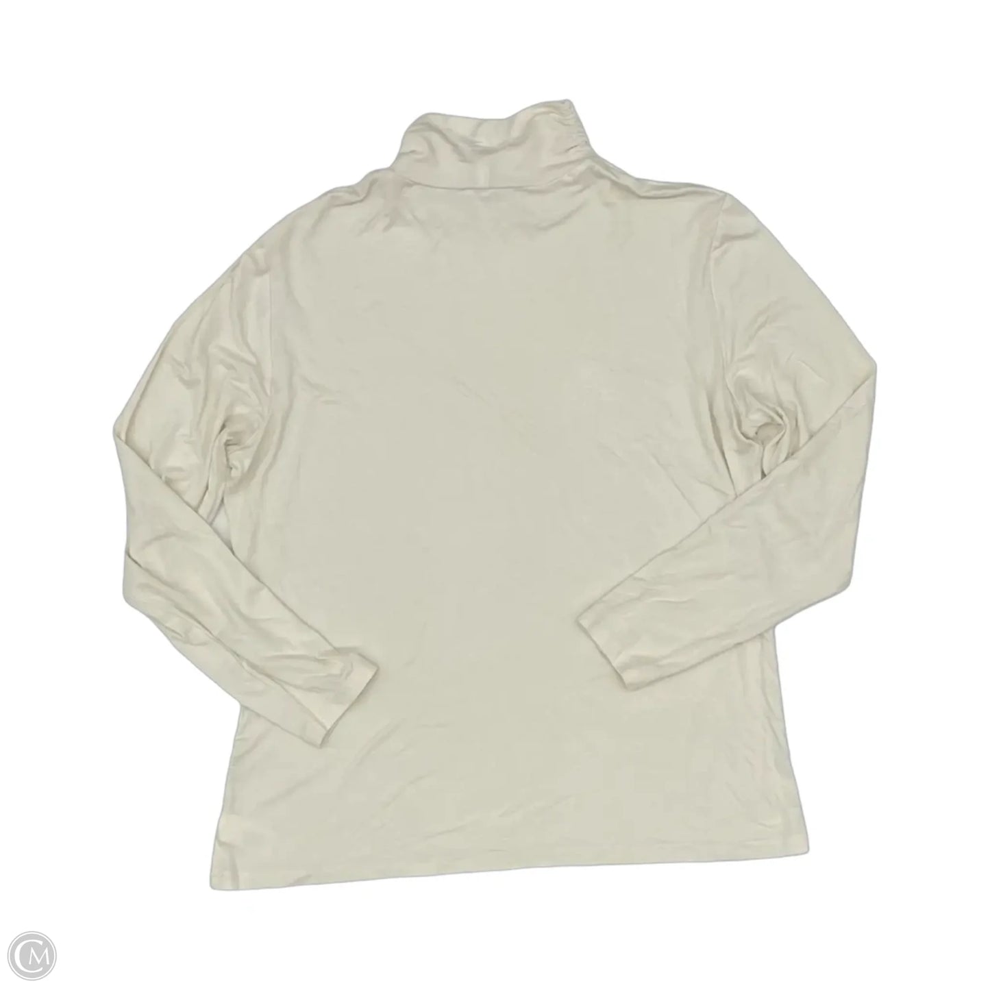 Top Long Sleeve By Limited In Cream, Size: Xl