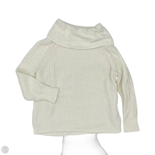 Top Long Sleeve By Talbots In Blue & Cream, Size: Xl