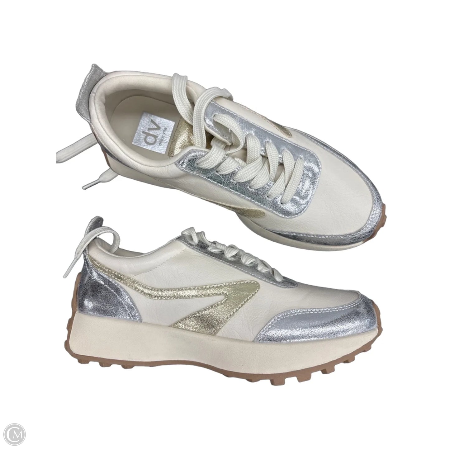 Shoes Sneakers By Dolce Vita In Grey & Tan, Size: 7