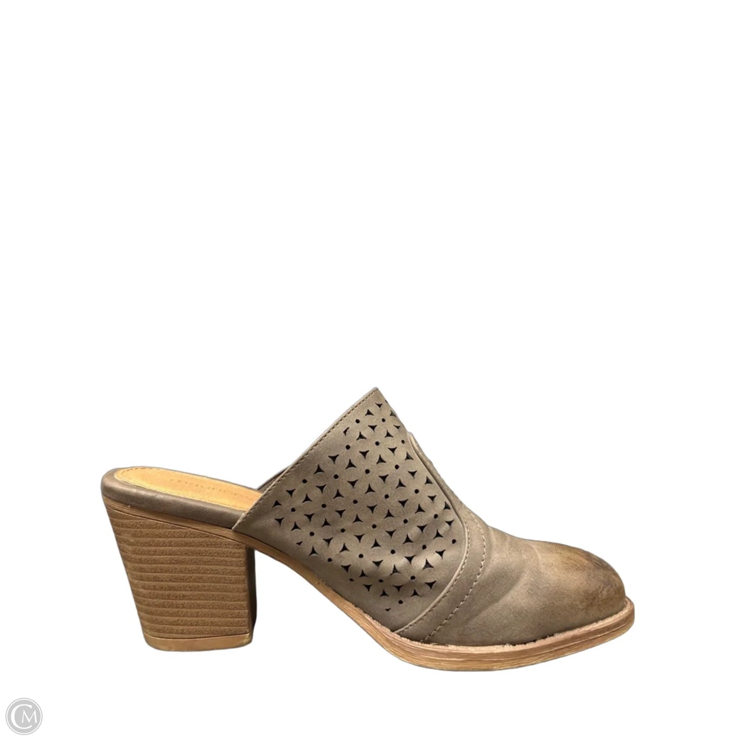 Shoes Heels Block By Maurices In Brown, Size: 6.5
