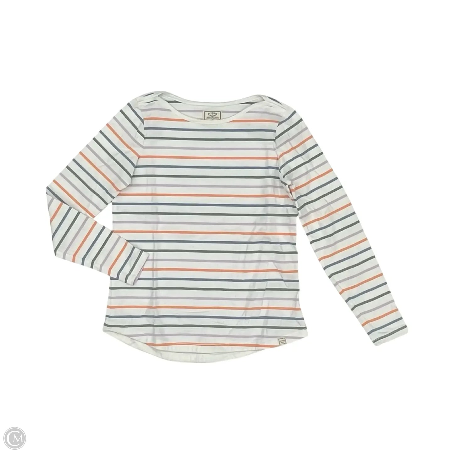 Top Long Sleeve By Fatface In Striped Pattern, Size: S