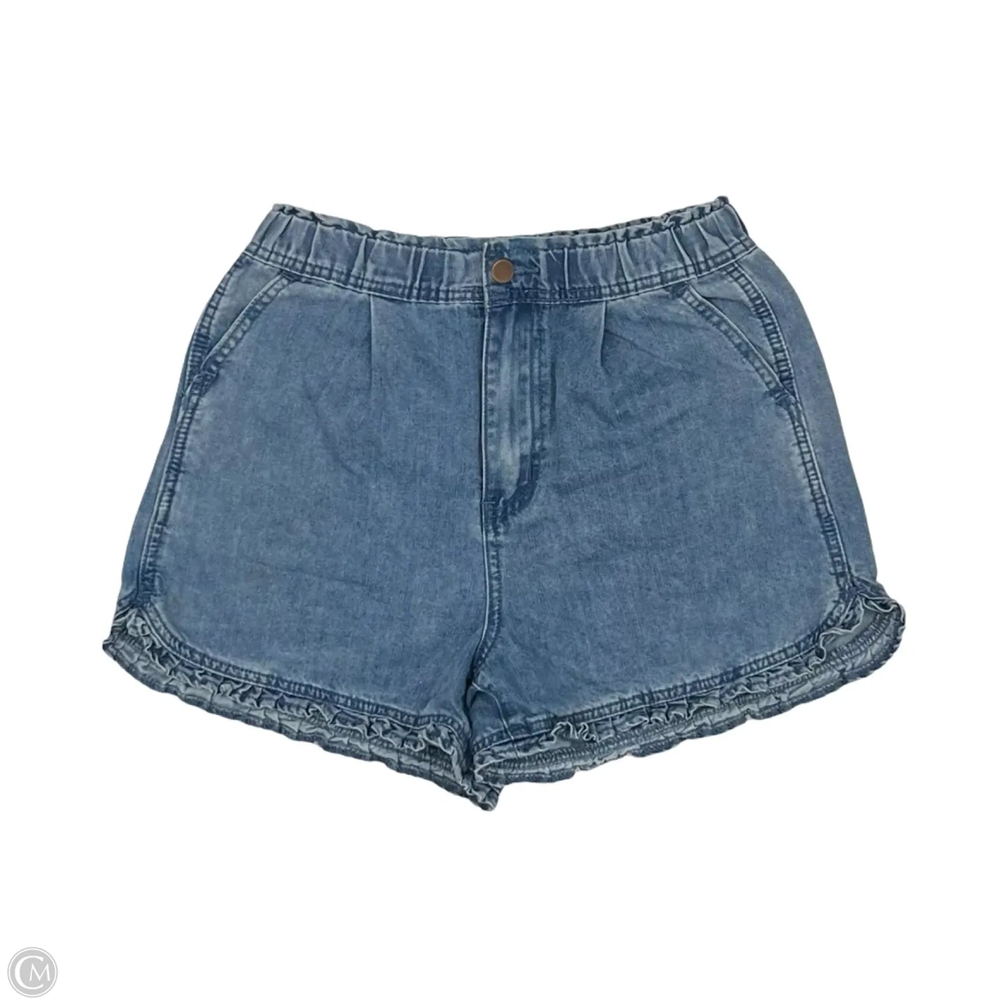 Shorts By Easel In Blue Denim, Size: S