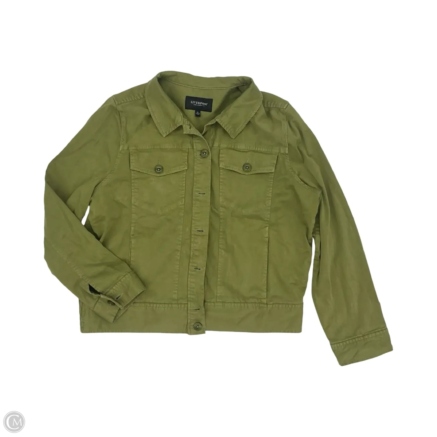 Jacket Other By Liverpool In Green, Size: Xl
