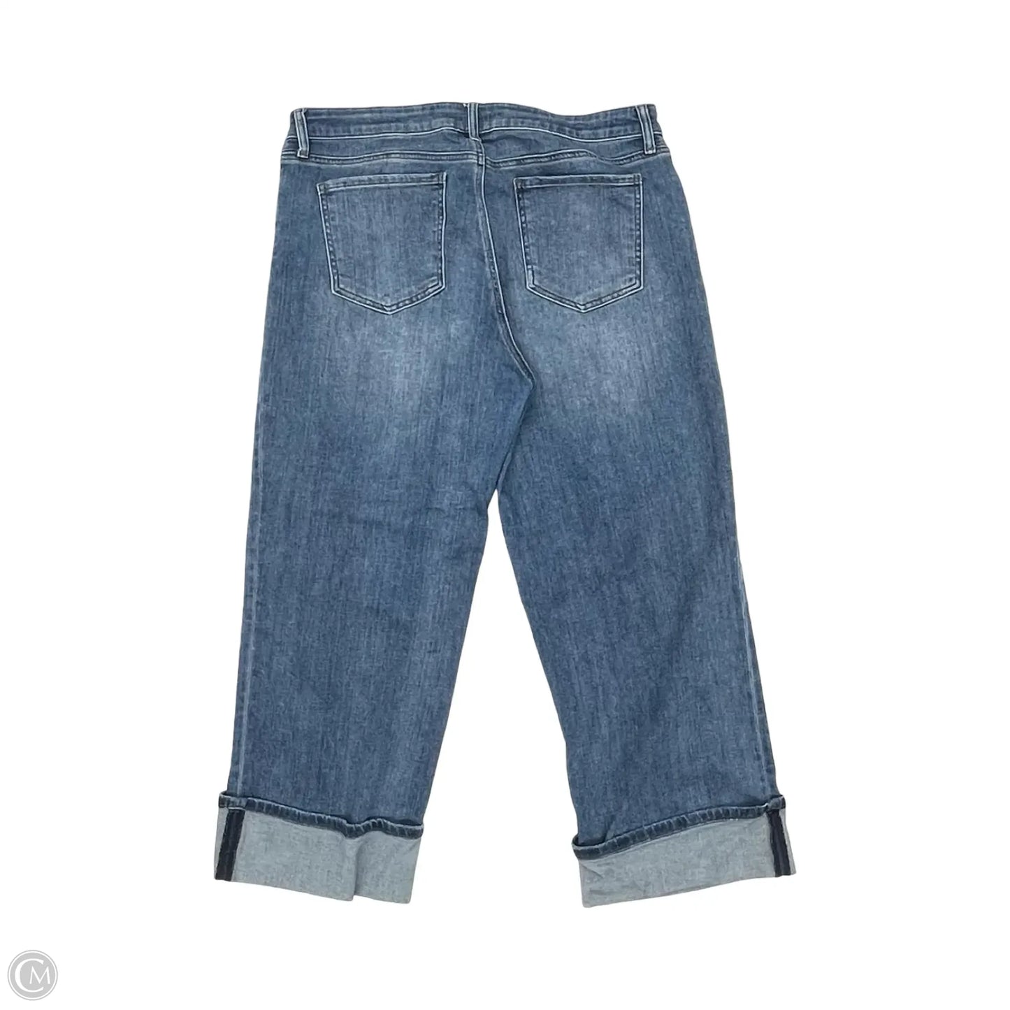 Jeans Wide Leg By Kut In Blue Denim, Size: 16